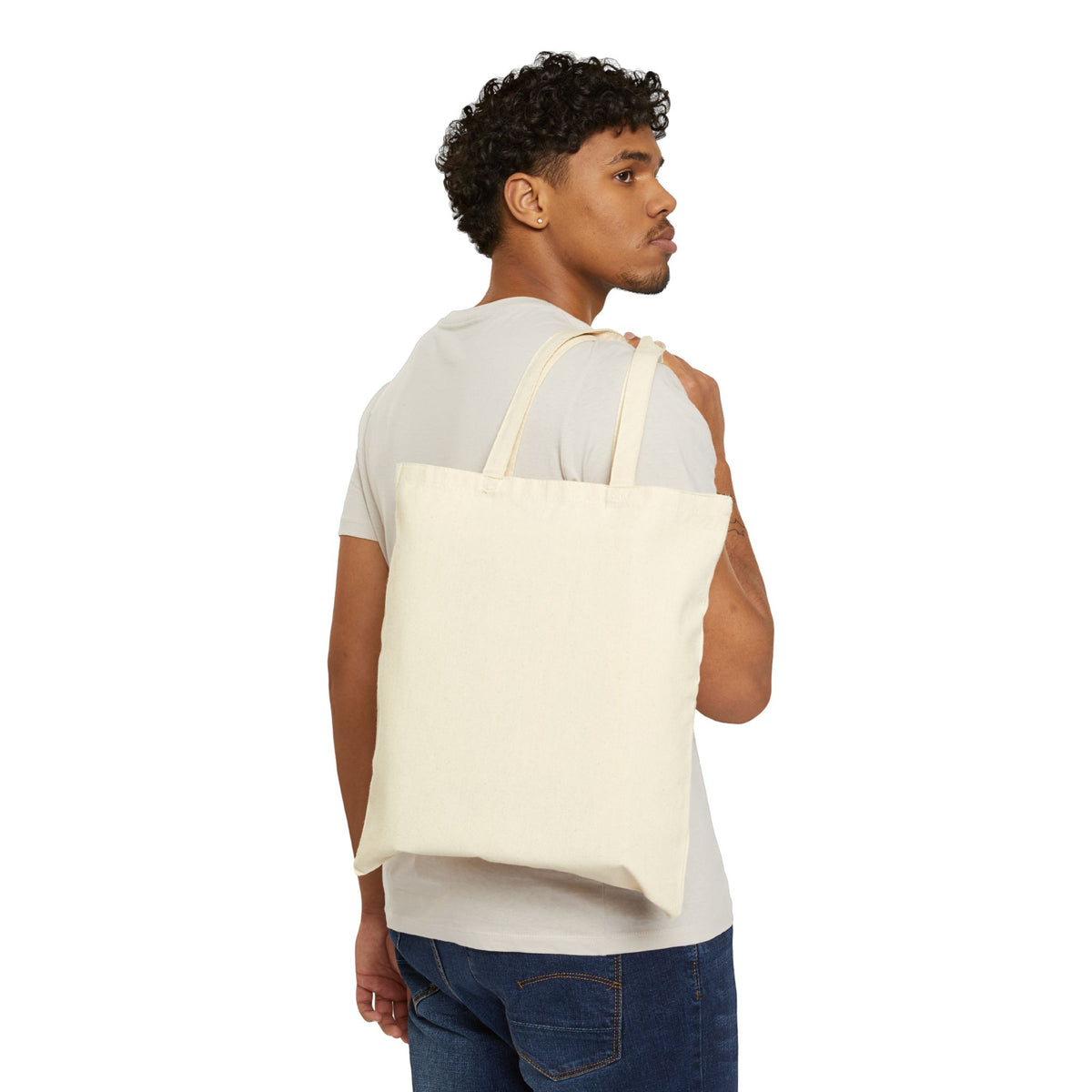 Bookish Book Lover Canvas Tote Bag