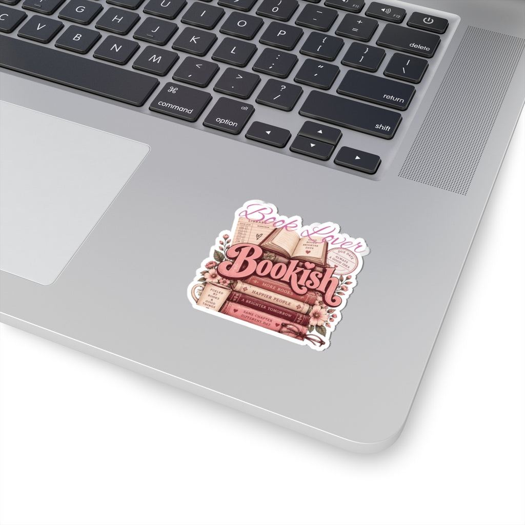 Bookish Book Lover Kiss-Cut Sticker