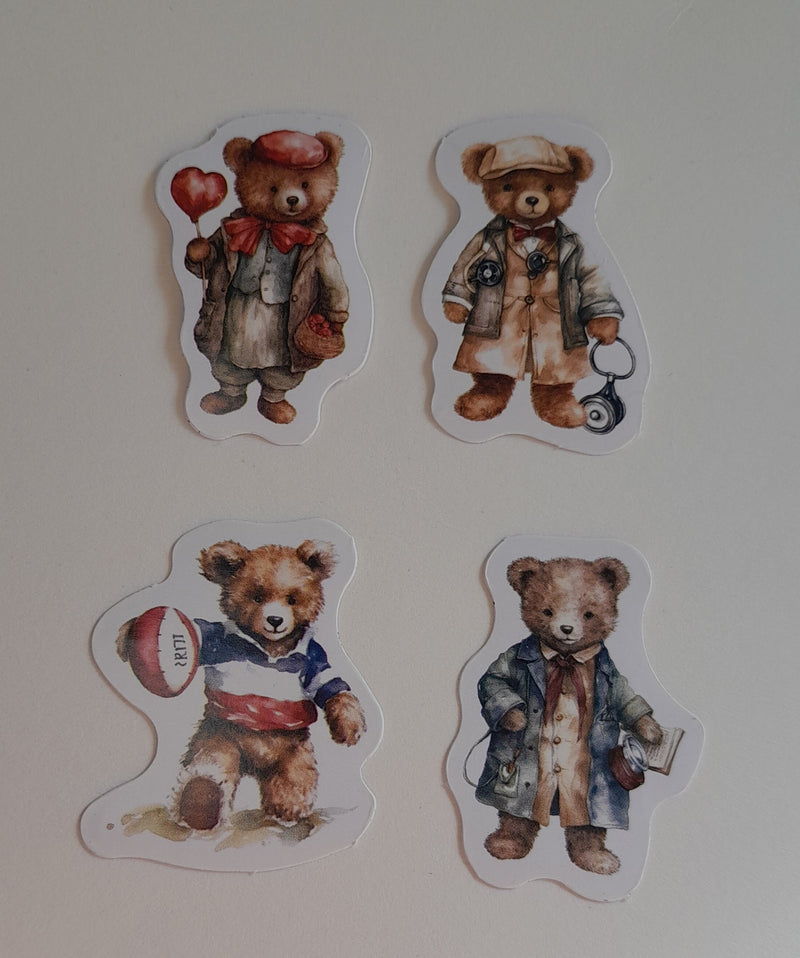 Vintage Bear Stickers