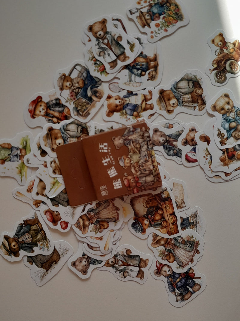 Vintage Bear Stickers