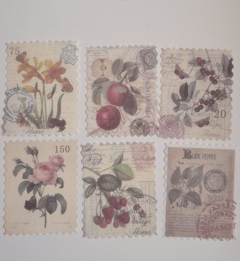 Vintage Floral Stamps