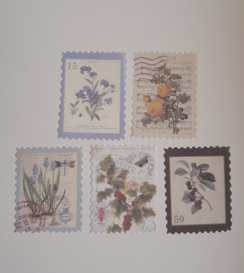 Vintage Floral Stamps