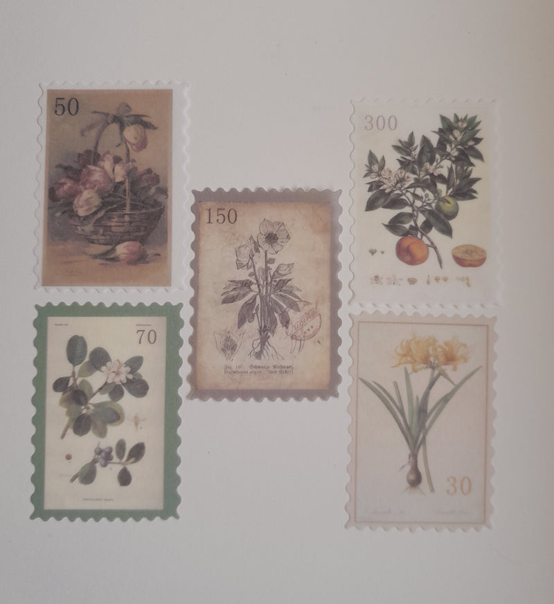 Vintage Floral Stamps