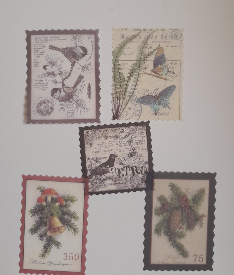 Vintage Nature Stamps