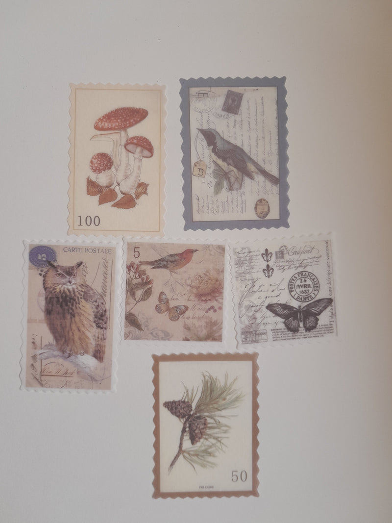 Vintage Nature Stamps