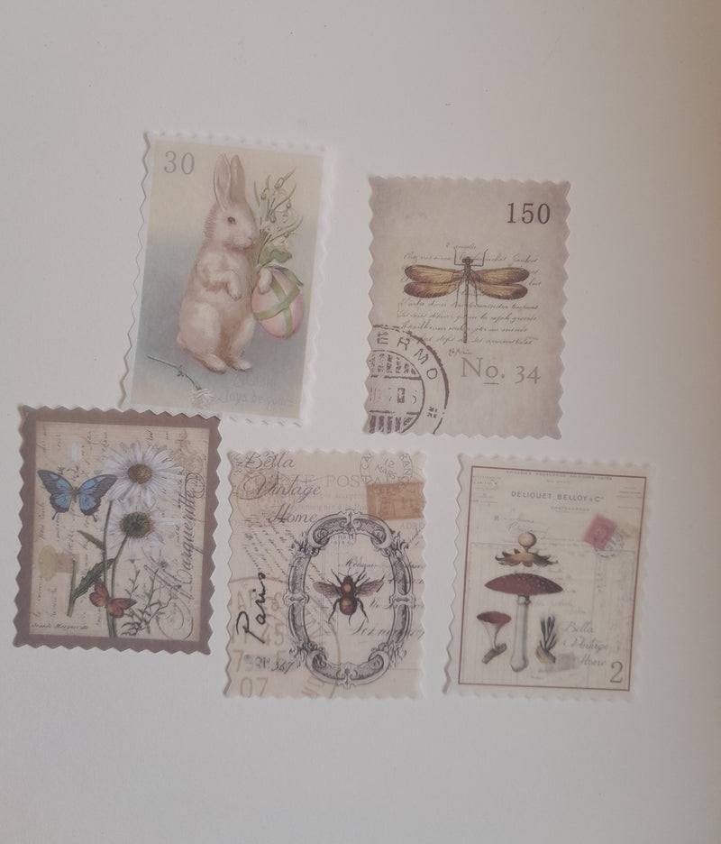 Vintage Nature Stamps