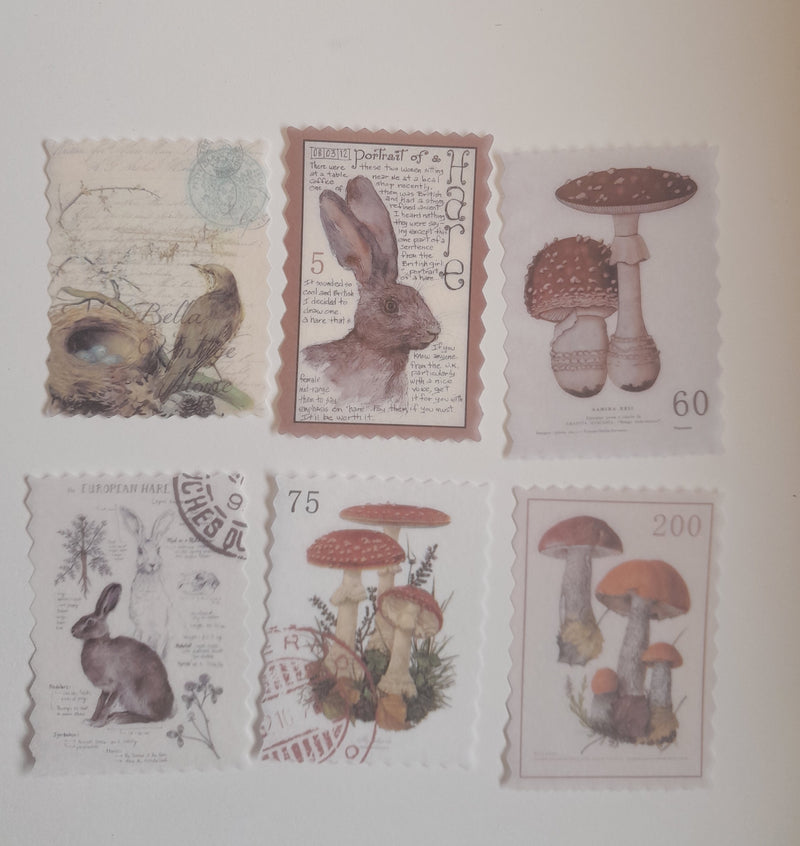 Vintage Nature Stamps