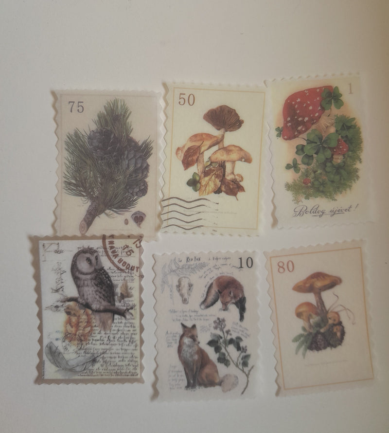 Vintage Nature Stamps