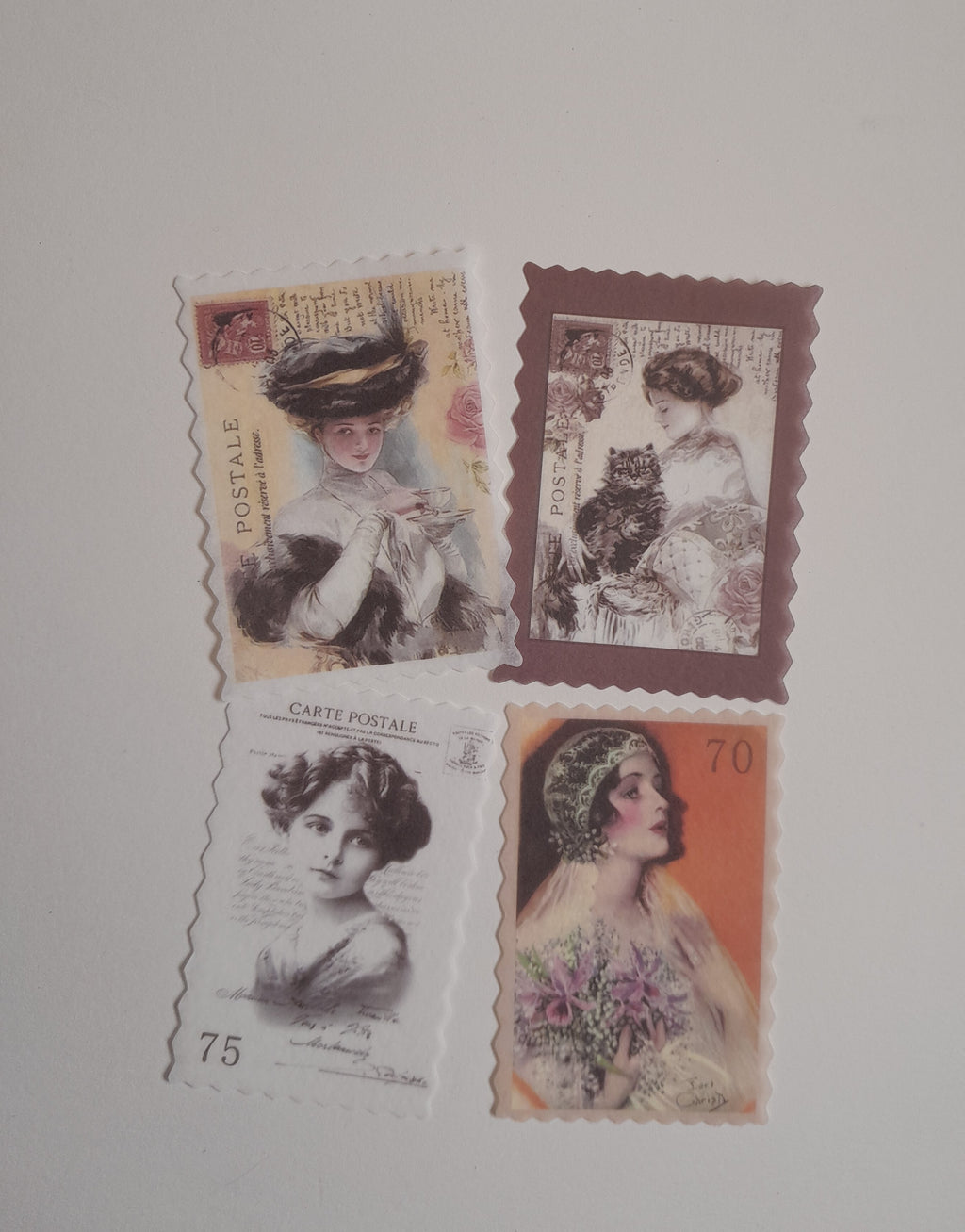 Vintage Fashion Women/ Girl  Stickers
