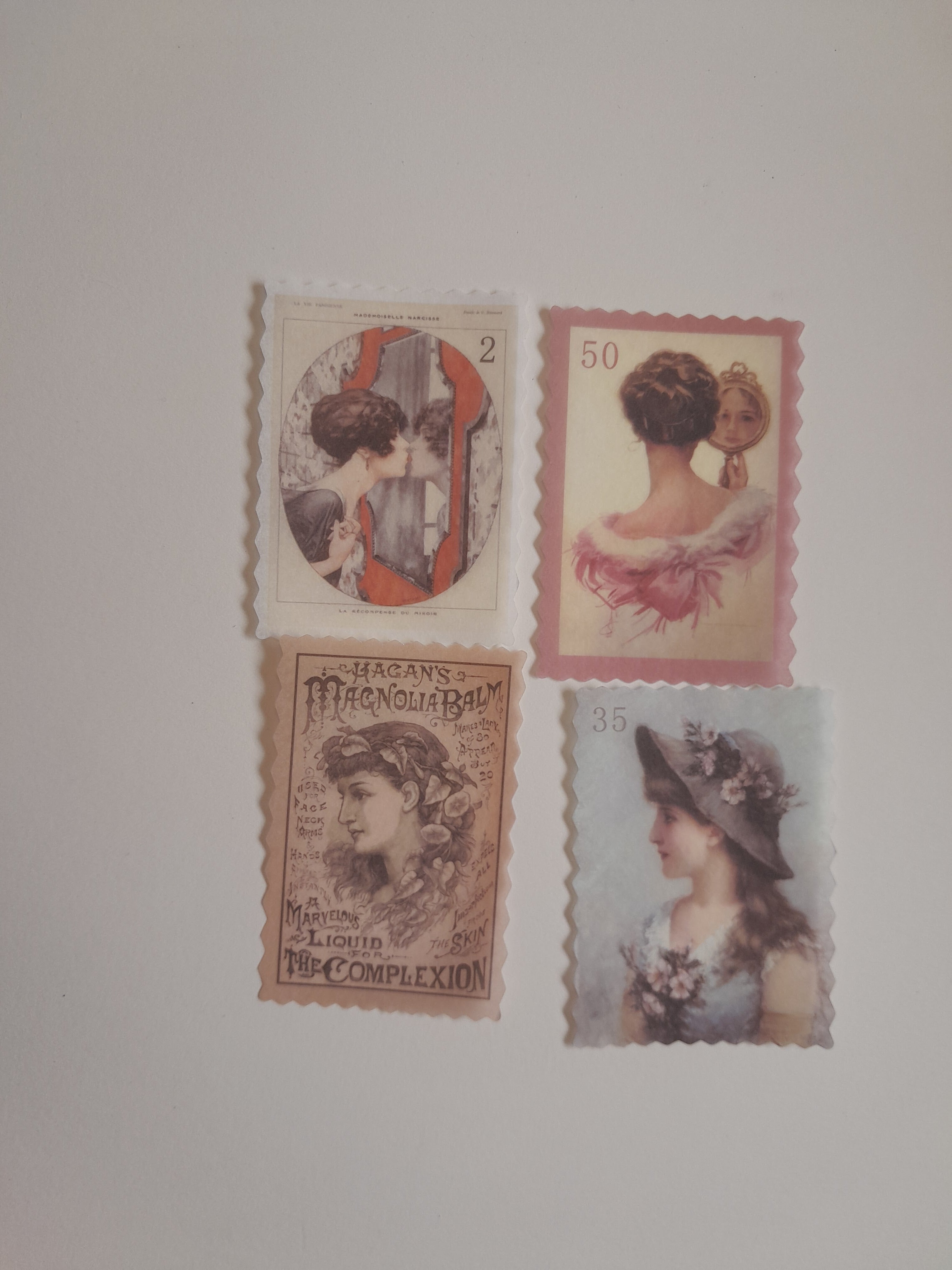 Vintage Fashion Women/ Girl  Stickers