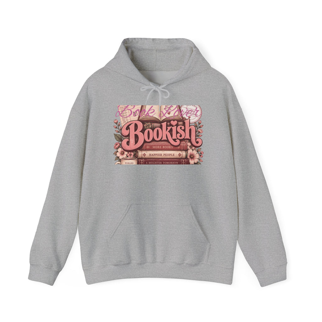 Bookish Floral Reader Hoodie