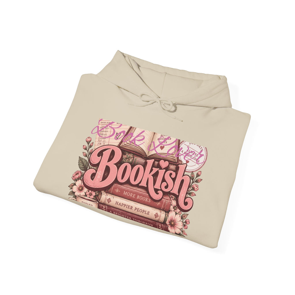 Bookish Floral Reader Hoodie