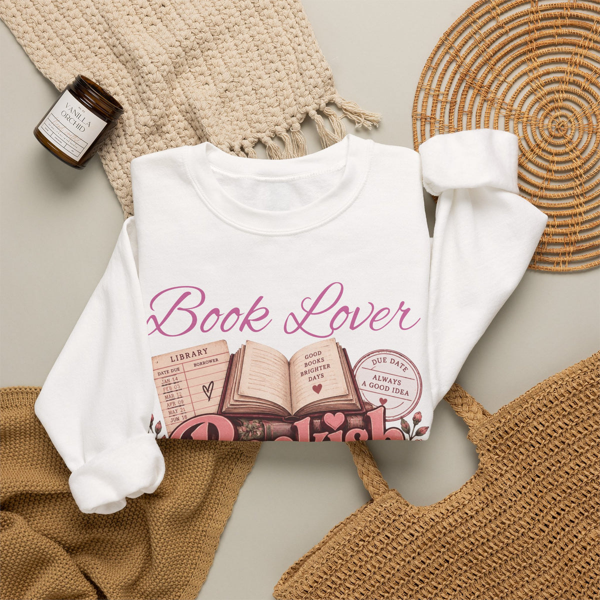 Book Lover Bookish Crewneck Sweatshirt