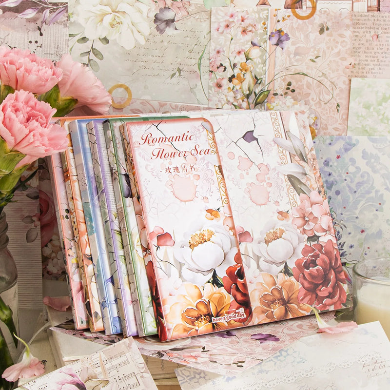 Romantic Flower Theme Journal