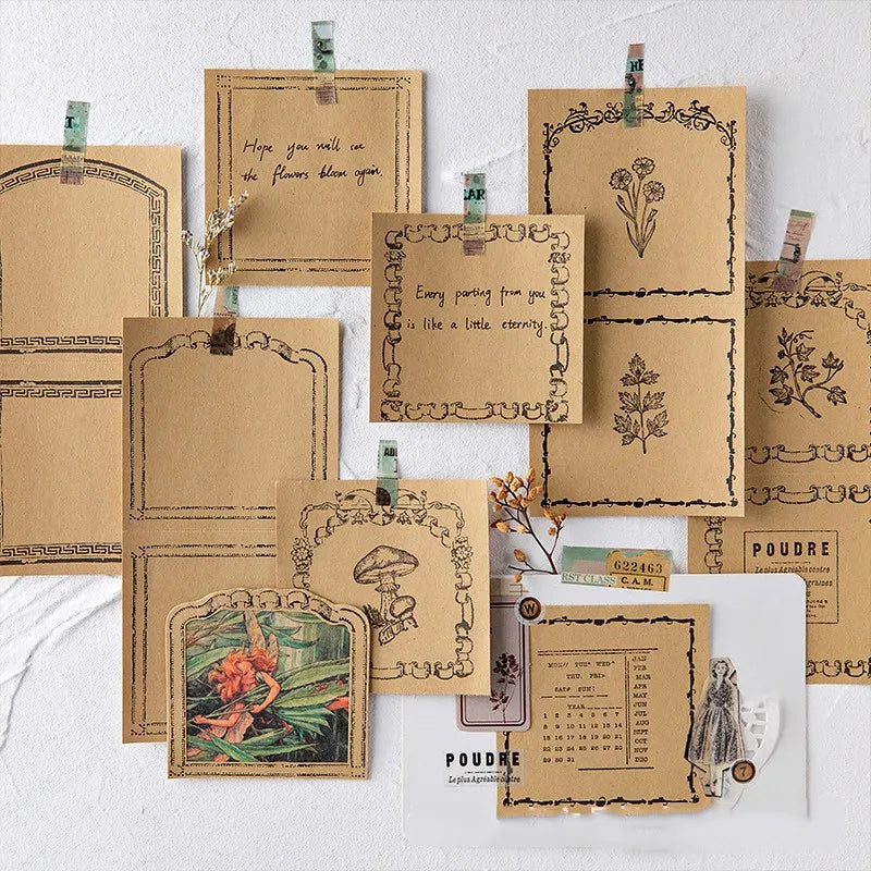 Vintage Kraft Paper cheap personalized notepads