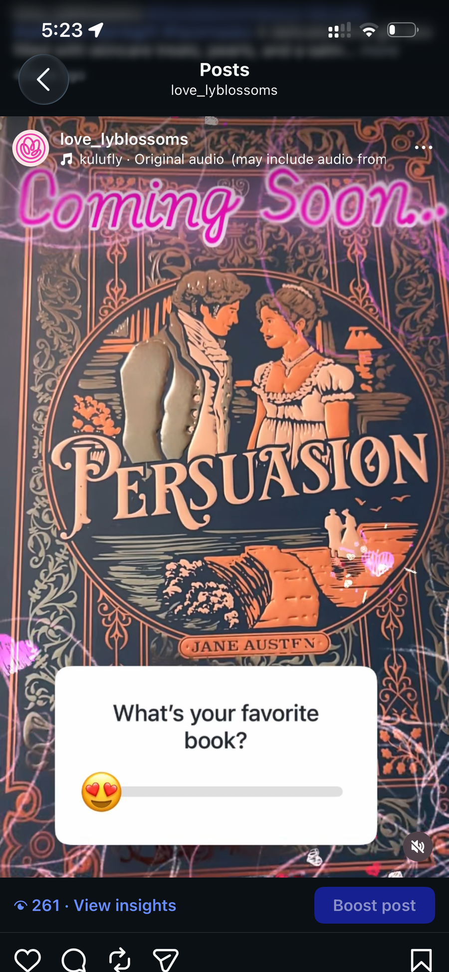 Instagram reel