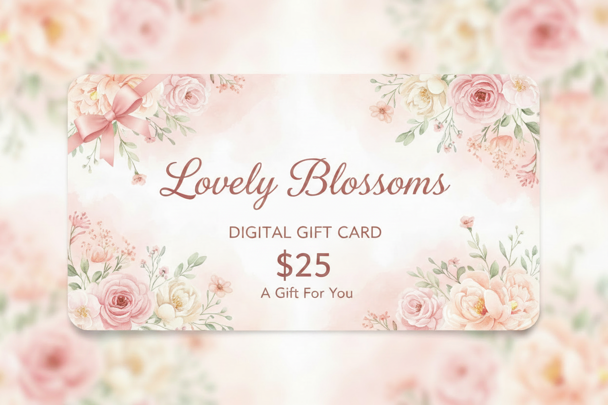 Lovely Blossoms $25 Gift Card