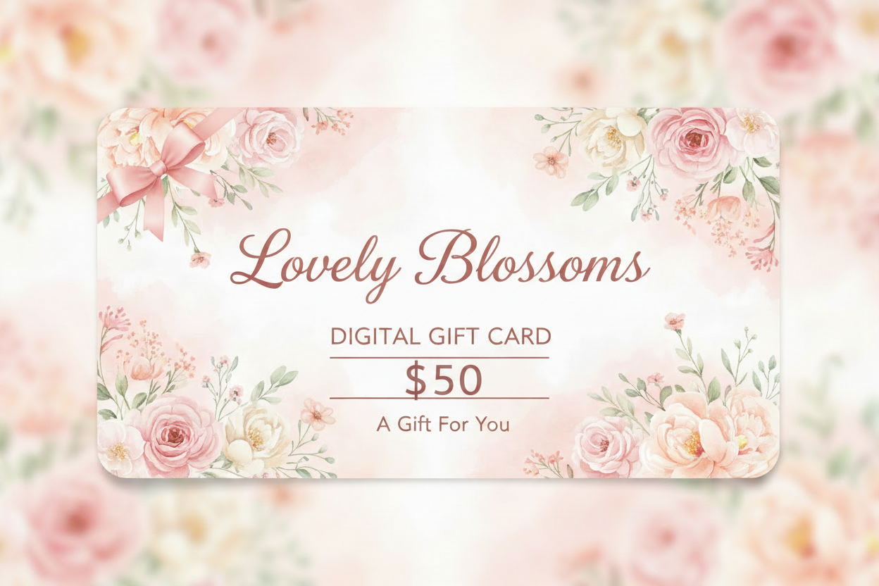Lovely Blossoms $50 Gift Card